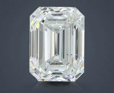 1.52ct D SI1 Rare Carat Ideal Cut Emerald Lab Grown Diamond