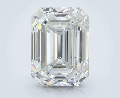 1.52ct D SI1 Rare Carat Ideal Cut Emerald Lab Grown Diamond