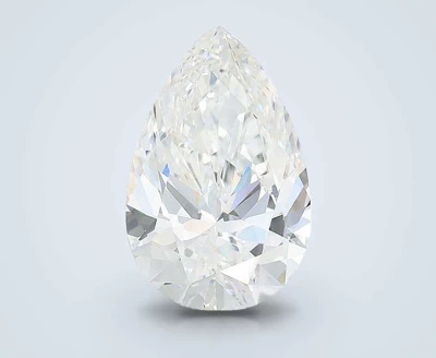 4.08ct F VVS2 Rare Carat Ideal Cut Pear Lab Grown Diamond