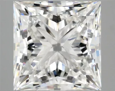 7.13ct E VVS2 Rare Carat Ideal Cut Princess Lab Grown Diamond