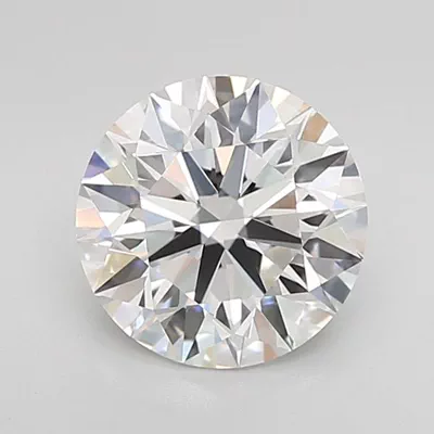 3.73ct F FL Rare Carat Ideal Cut Round Lab Grown Diamond