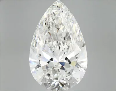 11.98ct F VVS2 Rare Carat Ideal Cut Pear Lab Grown Diamond
