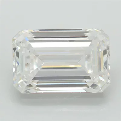 4.07ct E VS2 Rare Carat Ideal Cut Emerald Lab Grown Diamond