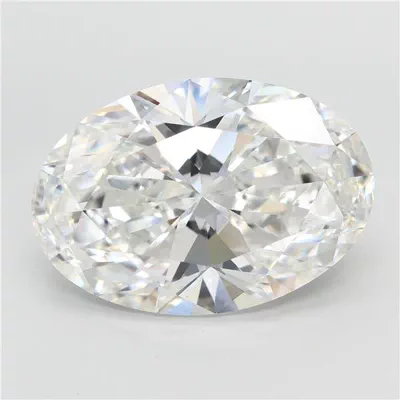 10.09ct F VVS2 Rare Carat Ideal Cut Oval Lab Grown Diamond