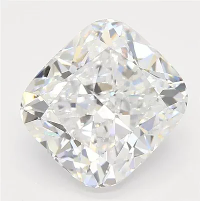 3.01ct D VS1 Rare Carat Ideal Cut Cushion Lab Grown Diamond