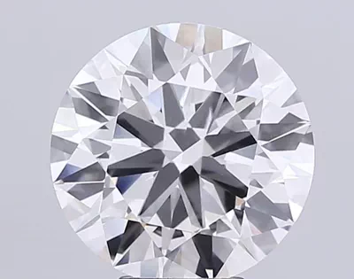 6.58ct E VVS1 Rare Carat Ideal Cut Round Lab Grown Diamond