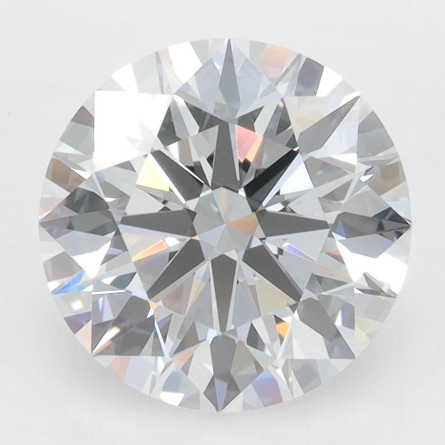 3.75ct D VVS2 Rare Carat Ideal Cut Round Lab Grown Diamond