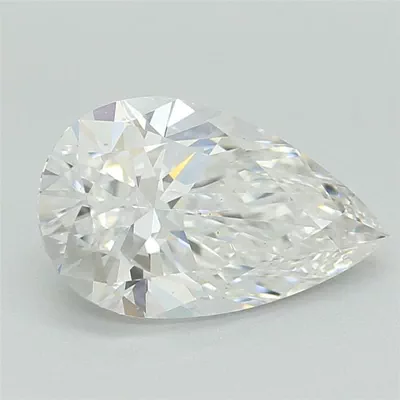 1.07ct D VS1 Rare Carat Ideal Cut Pear Lab Grown Diamond
