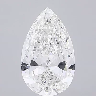12.03ct F VVS2 Very Good Cut Pear Lab Grown Diamond