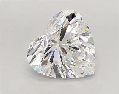 5.04ct D VVS1 Rare Carat Ideal Cut Heart Lab Grown Diamond