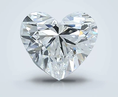 1.79ct D VS1 Rare Carat Ideal Cut Heart Lab Grown Diamond