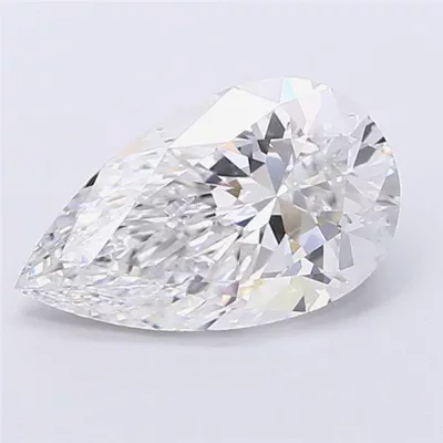 2.03ct E VS2 Rare Carat Ideal Cut Pear Lab Grown Diamond