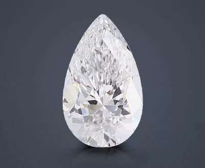 2.03ct E VS2 Rare Carat Ideal Cut Pear Lab Grown Diamond