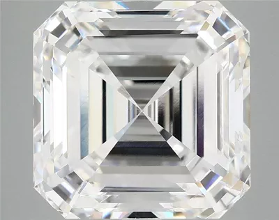8.01ct F VS1 Very Good Cut Asscher Lab Grown Diamond