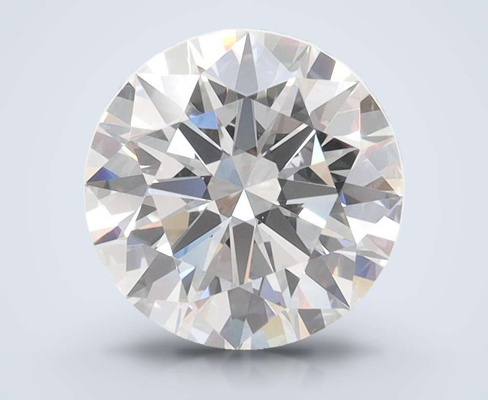 1.57ct D VVS2 Rare Carat Ideal Cut Round Lab Grown Diamond