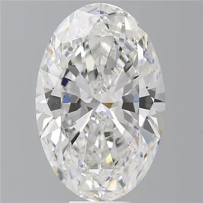 11.09ct F VVS2 Rare Carat Ideal Cut Oval Lab Grown Diamond