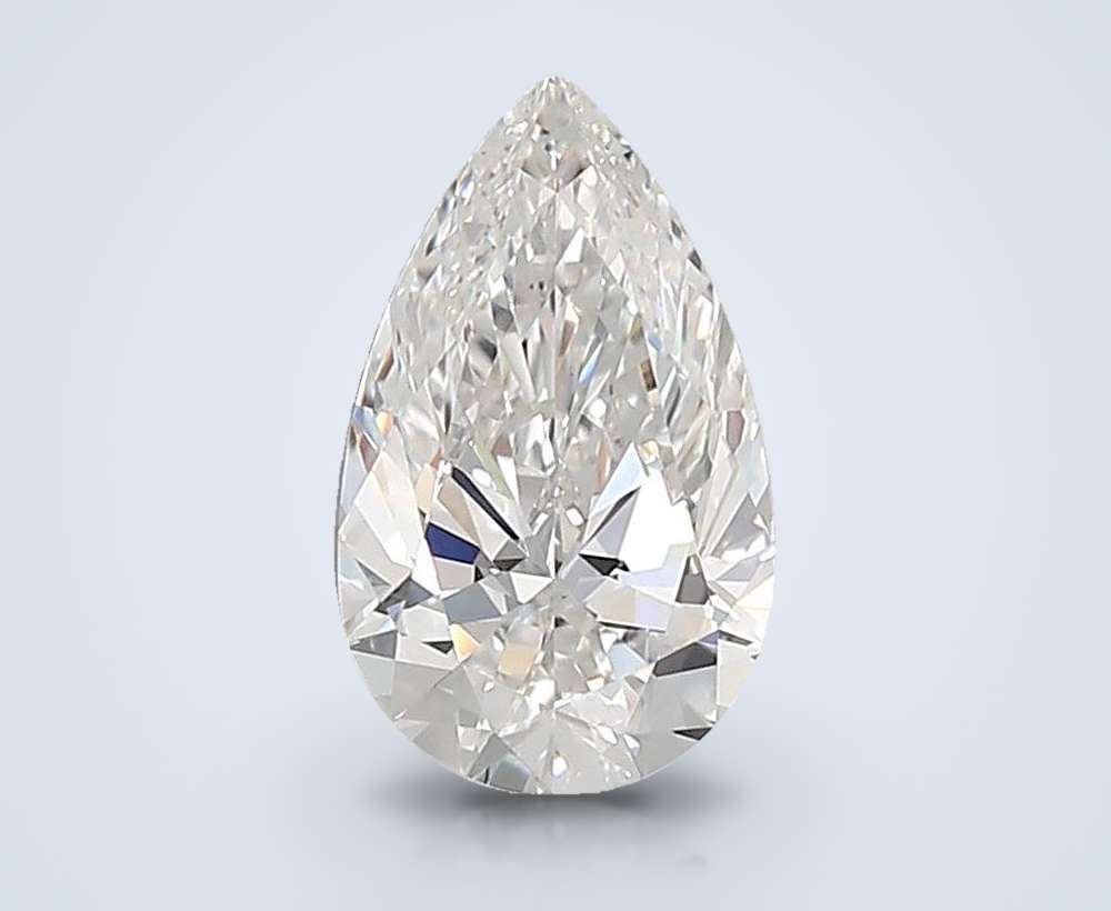 2.01ct E VS1 Rare Carat Ideal Cut Pear Lab Grown Diamond