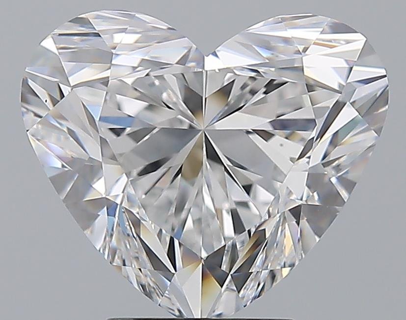 4.11ct D VVS2 Rare Carat Ideal Cut Heart Diamond