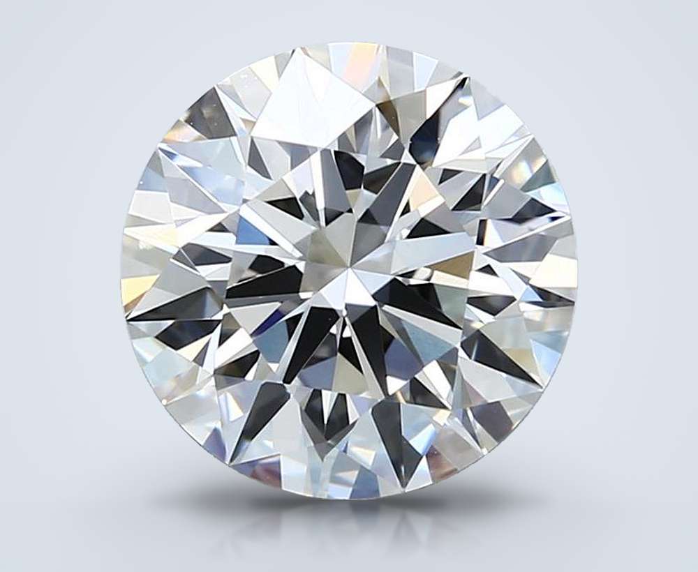 3.52ct F VVS2 Rare Carat Ideal Cut Round Lab Grown Diamond