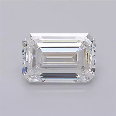 2.04ct E VS1 Rare Carat Ideal Cut Emerald Lab Grown Diamond