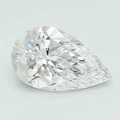 0.96ct D VS2 Rare Carat Ideal Cut Pear Lab Grown Diamond