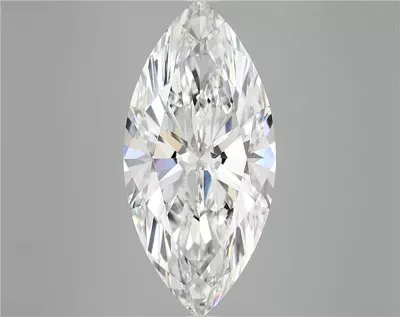 6.19ct F VS2 Rare Carat Ideal Cut Marquise Lab Grown Diamond