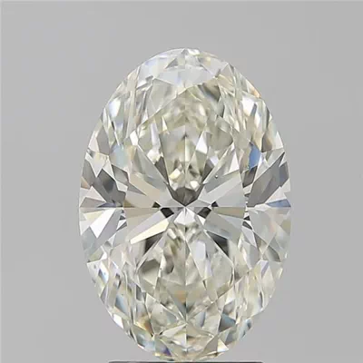 3.20ct K VS2 Rare Carat Ideal Cut Oval Diamond