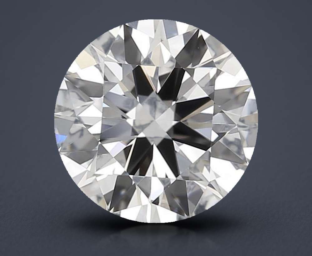 0.74ct D FL Rare Carat Ideal Cut Round Diamond