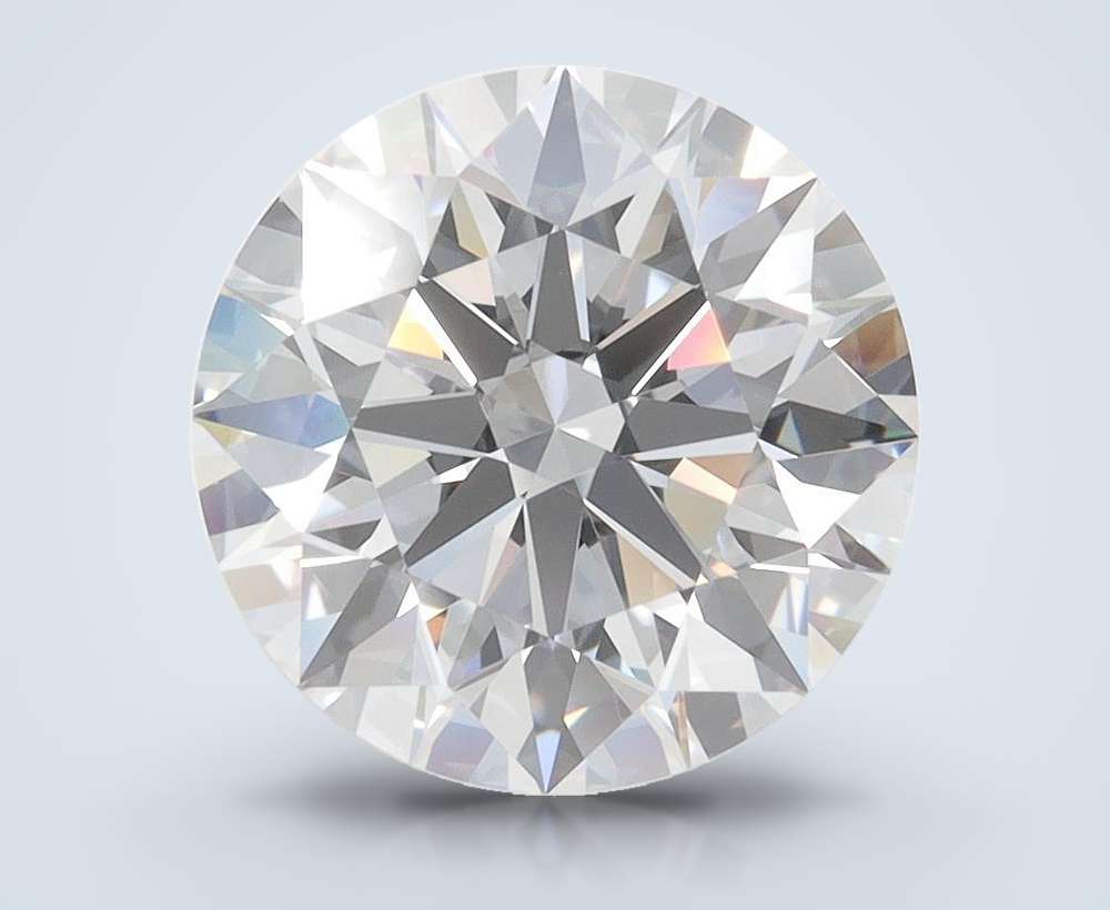 4.02ct D FL Rare Carat Ideal Cut Round Lab Grown Diamond