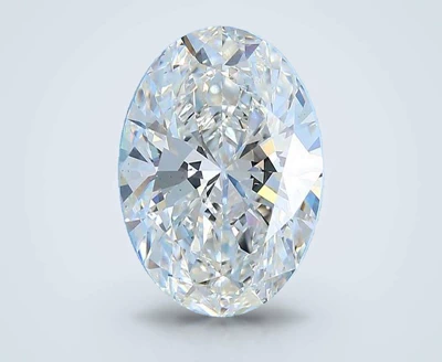 3.51ct H SI1 Rare Carat Ideal Cut Oval Diamond