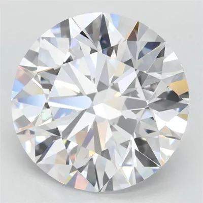 3.47ct D IF Rare Carat Ideal Cut Round Lab Grown Diamond