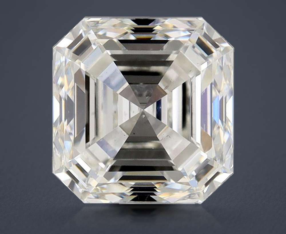 1.00ct I SI1 Rare Carat Ideal Cut Asscher Diamond