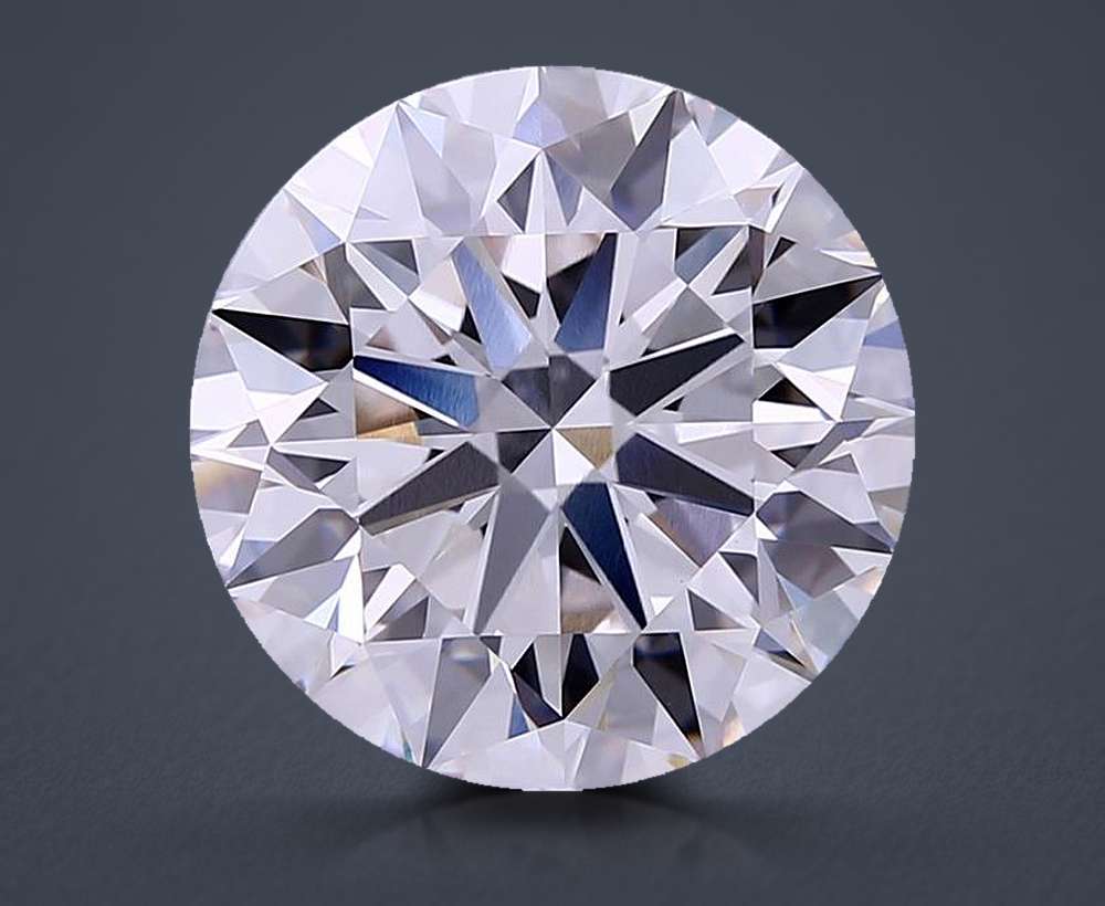 7.08ct F VVS1 Excellent Cut Round Lab Grown Diamond
