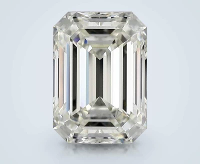 5.05ct J VS2 Rare Carat Ideal Cut Emerald Diamond
