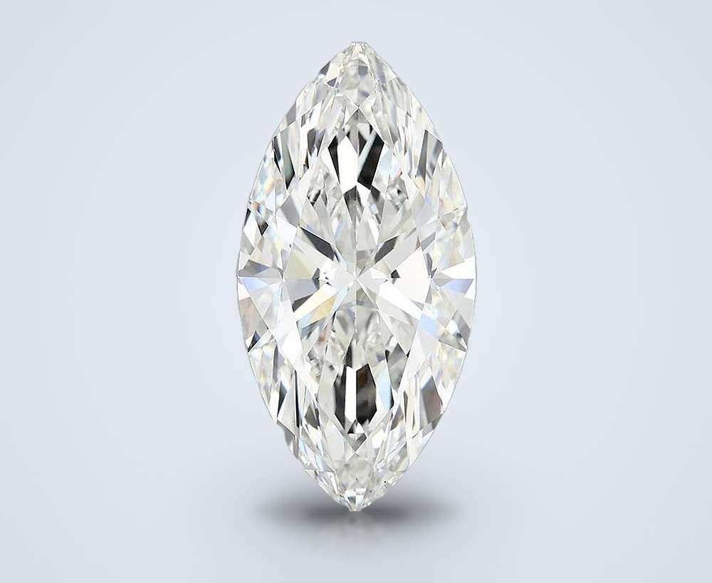 11.75ct F VVS2 Rare Carat Ideal Cut Marquise Lab Grown Diamond