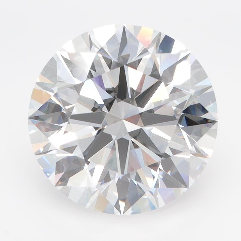 4.08ct D VVS1 Rare Carat Ideal Cut Round Lab Grown Diamond