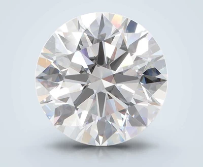 4.08ct D VVS1 Rare Carat Ideal Cut Round Lab Grown Diamond