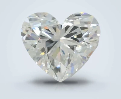 0.91ct D VS1 Rare Carat Ideal Cut Heart Lab Grown Diamond