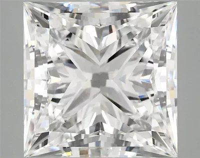 8.10ct E VVS2 Rare Carat Ideal Cut Princess Lab Grown Diamond