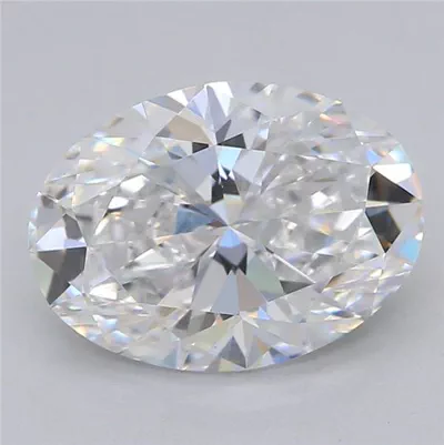 1.56ct D VVS2 Rare Carat Ideal Cut Oval Lab Grown Diamond