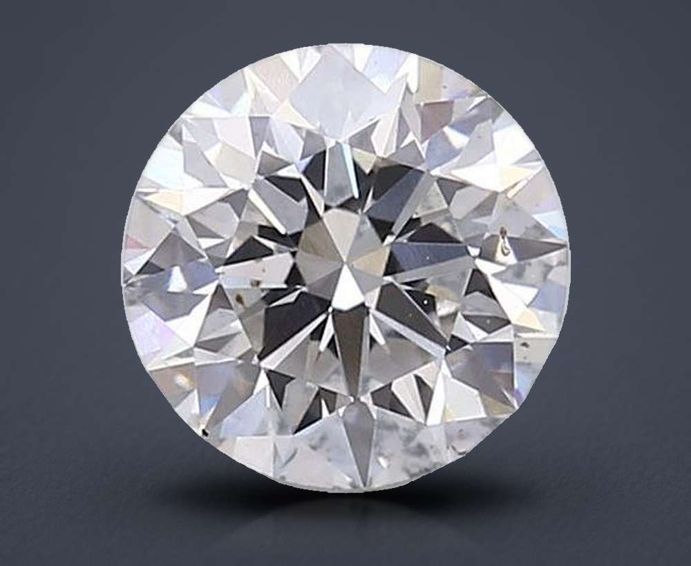 2.09ct H VS2 Rare Carat Ideal Cut Round Lab Grown Diamond