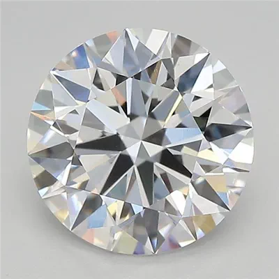 2.84ct D VS1 Rare Carat Ideal Cut Round Lab Grown Diamond