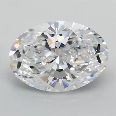 2.06ct D VVS2 Rare Carat Ideal Cut Oval Lab Grown Diamond