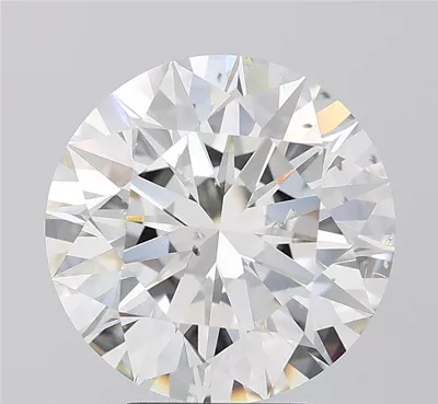 5.01ct H SI1 Rare Carat Ideal Cut Round Diamond