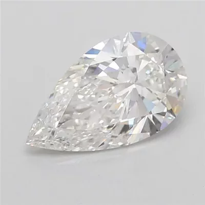 6.09ct F VVS2 Rare Carat Ideal Cut Pear Lab Grown Diamond