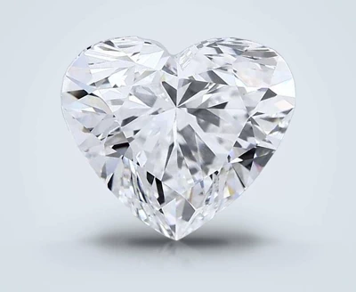 6.01ct E VVS2 Rare Carat Ideal Cut Heart Lab Grown Diamond