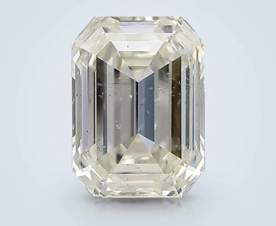 1.67ct J SI2 Rare Carat Ideal Cut Emerald Diamond