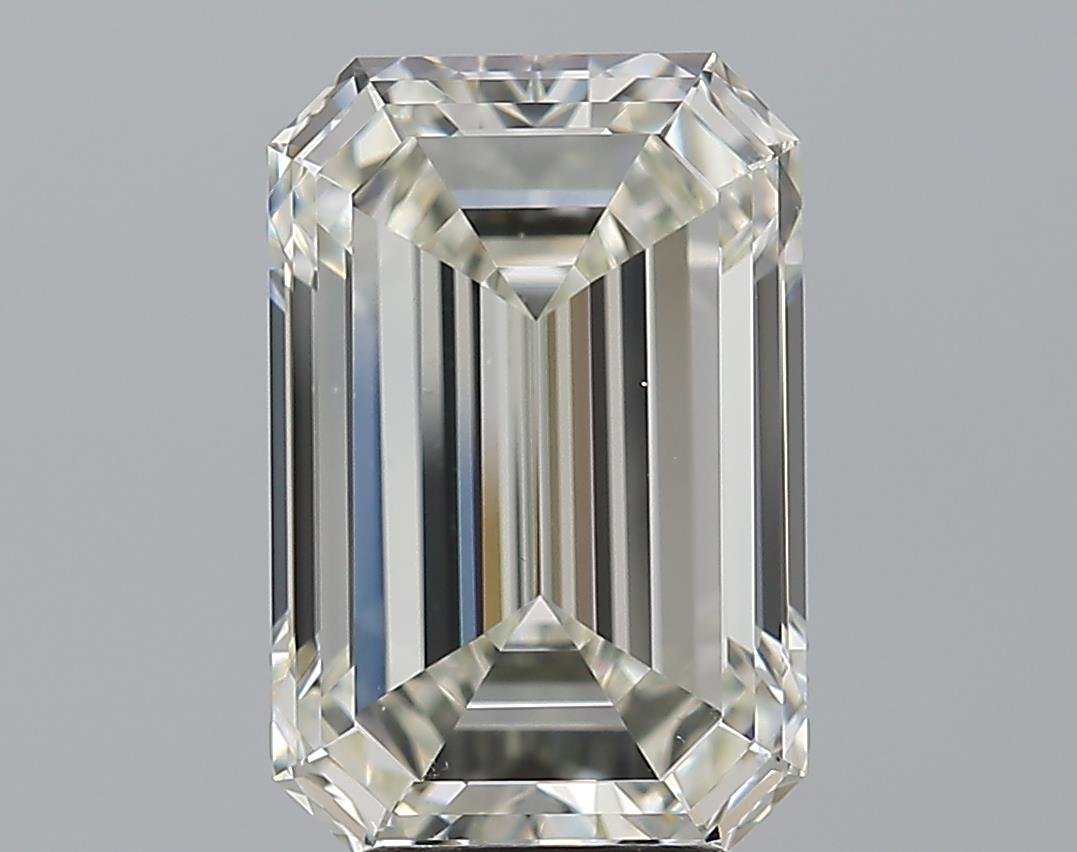 5.02ct K VS2 Rare Carat Ideal Cut Emerald Diamond