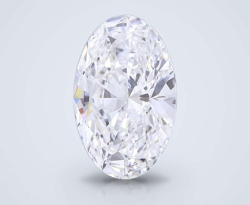 12.04ct F VVS2 Rare Carat Ideal Cut Oval Lab Grown Diamond