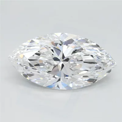 3.11ct D VVS1 Rare Carat Ideal Cut Marquise Lab Grown Diamond